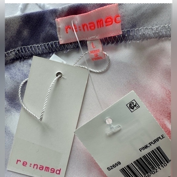 Tie-dye Effect Satin Slip Midi Skirt - Picture 3 of 3